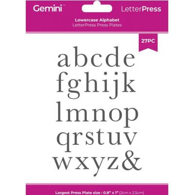 Crafter's Companion LetterPress Press Plate -  Lowercase Alphabet